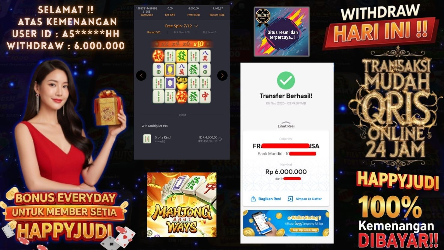 HAPPYJUDI JACKPOT SLOT MAHJONG WAYS